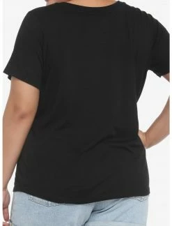 HUNIVERS Her Universe Black Scoop Neck Favorite T-Shirt Plus Size -HER SHOP unnamed file 206