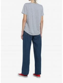 HUNIVERS Her Universe Heather Grey V-Neck Favorite T-Shirt -HER SHOP unnamed file 212