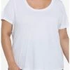 HUNIVERS Her Universe White Scoop Neck Favorite T-Shirt Plus Size