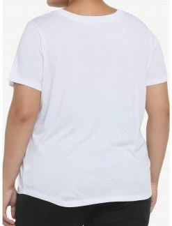 HUNIVERS Her Universe White Scoop Neck Favorite T-Shirt Plus Size -HER SHOP unnamed file 221