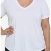 HUNIVERS Her Universe White V-Neck Favorite T-Shirt Plus Size