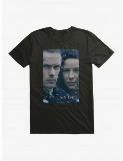 HER Outlander Claire And Jamie Faces T-Shirt
