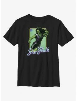 HER Marvel She-Hulk Punch Portrait Youth T-Shirt
