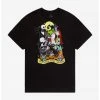 HUNIVERS The Nightmare Before Christmas Graveyard Collage Boyfriend Fit T-Shirt