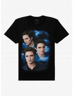 HUNIVERS Twilight Edward Collage Boyfriend Fit T-Shirt Plus Size