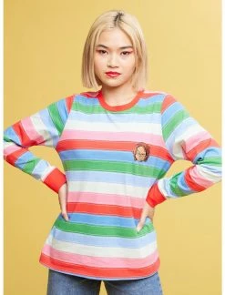 HUNIVERS Chucky Stripe Cosplay Long-Sleeve T-Shirt