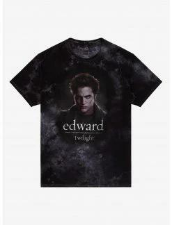 HUNIVERS Twilight Edward Grey Wash Boyfriend Fit T-Shirt Plus Size