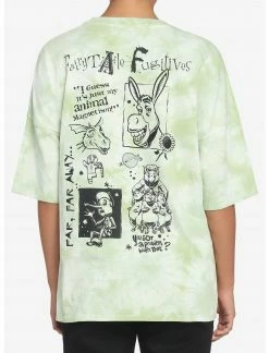 HUNIVERS Shrek Fairy Tale Fugitives Tie-Dye T-Shirt