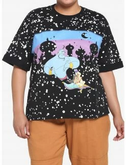 HUNIVERS Her Universe Disney Aladdin Carpet Night Sky Boyfriend Fit T-Shirt Plus Size