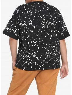 HUNIVERS Her Universe Disney Aladdin Carpet Night Sky Boyfriend Fit T-Shirt Plus Size -HER SHOP unnamed file 351