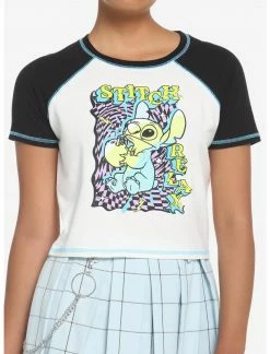 HUNIVERS Her Universe Disney Lilo & Stitch Warped Raglan Baby T-Shirt