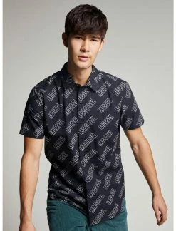 OURUNVRS Our Universe Marvel Logo Woven Button-Up