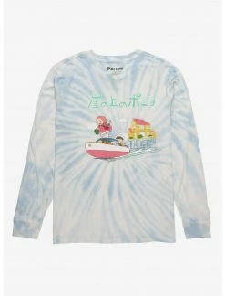 OURUNVRS Our Universe Ponyo Boat Adventure Tie-Dye Long Sleeve T-Shirt