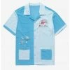 OURUNVRS Our Universe Studio Ghibli Ponyo Terry Cloth Button-Up