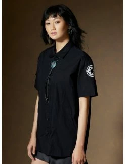 OURUNVRS Our Universe Star Wars Imperial Logo Woven Button-Up -HER SHOP unnamed file 398