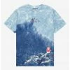 OURUNVRS Our Universe Studio Ghibli Ponyo Waves Dip-Dye T-Shirt