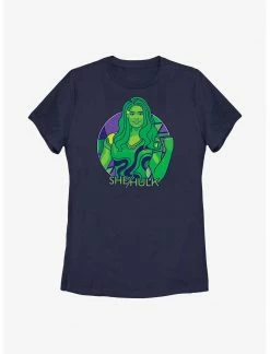 HER Marvel She-Hulk Color Block Circle Badge Womens T-Shirt