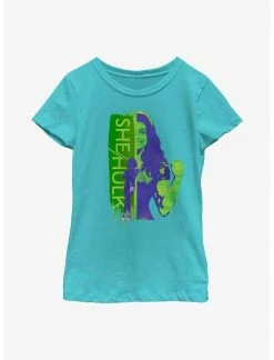HER Marvel She-Hulk Silhouette Youth Girls T-Shirt