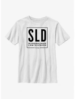 HER Marvel She-Hulk Superhuman Law Division Logo Youth T-Shirt