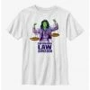 HER Marvel She-Hulk Superhuman Law Scales Youth T-Shirt