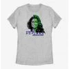 HER Marvel She-Hulk Face Split Womens T-Shirt