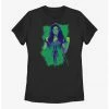 HER Marvel She-Hulk Transformation Womens T-Shirt
