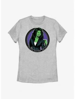 HER Marvel She-Hulk Jennifer Walters Circle Badge Womens T-Shirt