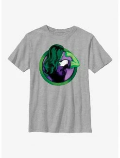HER Marvel She-Hulk Arm Flex Badge Youth T-Shirt