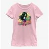 HER Marvel She-Hulk Beach Badge Youth Girls T-Shirt