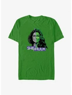 HER Marvel She-Hulk Face Split T-Shirt
