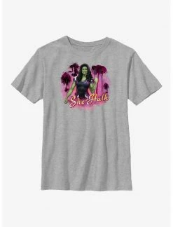 HER Marvel She-Hulk Palm Trees Youth T-Shirt