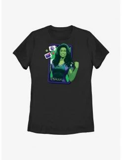 HER Marvel She-Hulk Phone Screen Womens T-Shirt