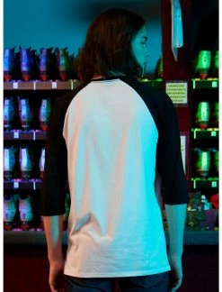 OURUNVRS Our Universe Stranger Things Hellfire Club Raglan T-Shirt -HER SHOP unnamed file 525