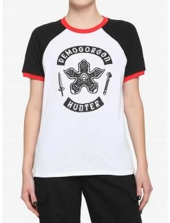HUNIVERS Her Universe Stranger Things Demogorgon Hunter Raglan T-Shirt