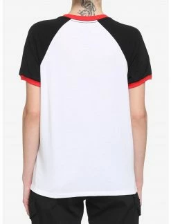 HUNIVERS Her Universe Stranger Things Demogorgon Hunter Raglan T-Shirt -HER SHOP unnamed file 528