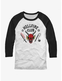 HER Stranger Things Hellfire Club Raglan