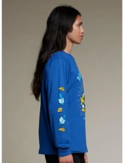 OURUNVRS Our Universe Disney Holiday Hanukkah Long-Sleeve T-Shirt -HER SHOP unnamed file 57