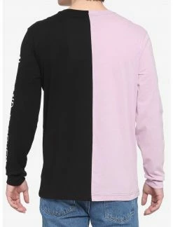 OURUNVRS Our Universe The Nightmare Before Christmas Jack & Sally Split Long-Sleeve T-Shirt -HER SHOP unnamed file 589