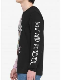 OURUNVRS Our Universe The Nightmare Before Christmas Jack & Sally Split Long-Sleeve T-Shirt -HER SHOP unnamed file 590