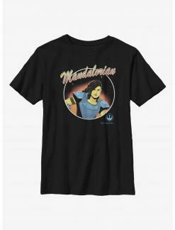 HER Star Wars The Mandalorian Cara Dune Circle Youth T-Shirt