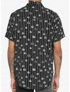 OURUNVRS The Witcher Medallion Woven Button-Up -HER SHOP unnamed file 609