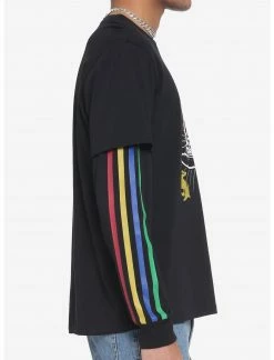 OURUNVRS Harry Potter Hogwarts Houses Twofer Long-Sleeve T-Shirt -HER SHOP unnamed file 618