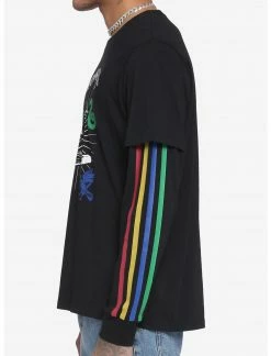 OURUNVRS Harry Potter Hogwarts Houses Twofer Long-Sleeve T-Shirt -HER SHOP unnamed file 619