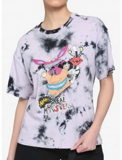 HUNIVERS Aaahh!!! Real Monsters Tie-Dye T-Shirt