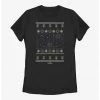 HER Marvel Hawkeye Christmas Sweater Pattern Womens T-Shirt