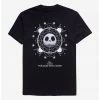 OURUNVRS The Nightmare Before Christmas Geometric Celestial T-Shirt