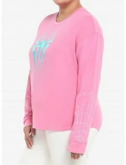 HUNIVERS Her Universe Marvel Spider-Gwen Long-Sleeve T-Shirt Plus Size -HER SHOP unnamed file 66