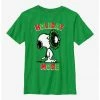 HER Peanuts Holiday Mode Snoopy Wreath Youth T-Shirt