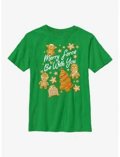 HER Star Wars Merry Force Be With You Cookies Youth T-Shirt