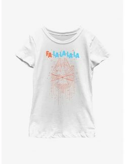 HER Star Wars Fa La La Falcon Youth Girls T-Shirt